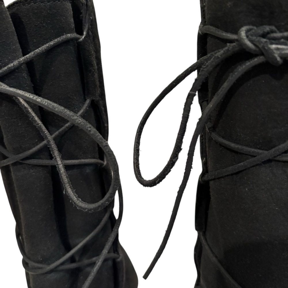 UGG Australia Elsey Black Suede Lace Up Wedge
Winter Boots 5596, Sz 7 - Picture 11 of 16